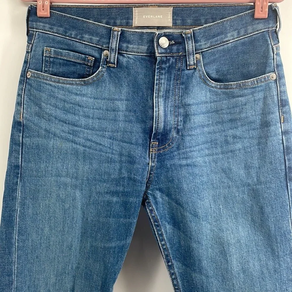 EVERLANE medium wash slim fit jeans 98% cotton sz 26 regular